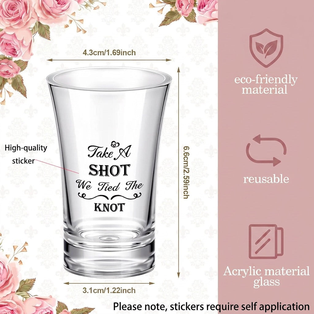 Shot Glass Wedding Favour Sets