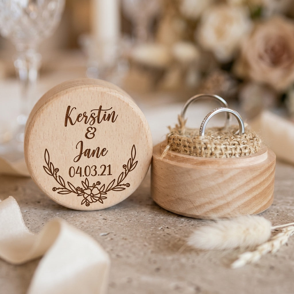 Personalised Ring Bearer Box