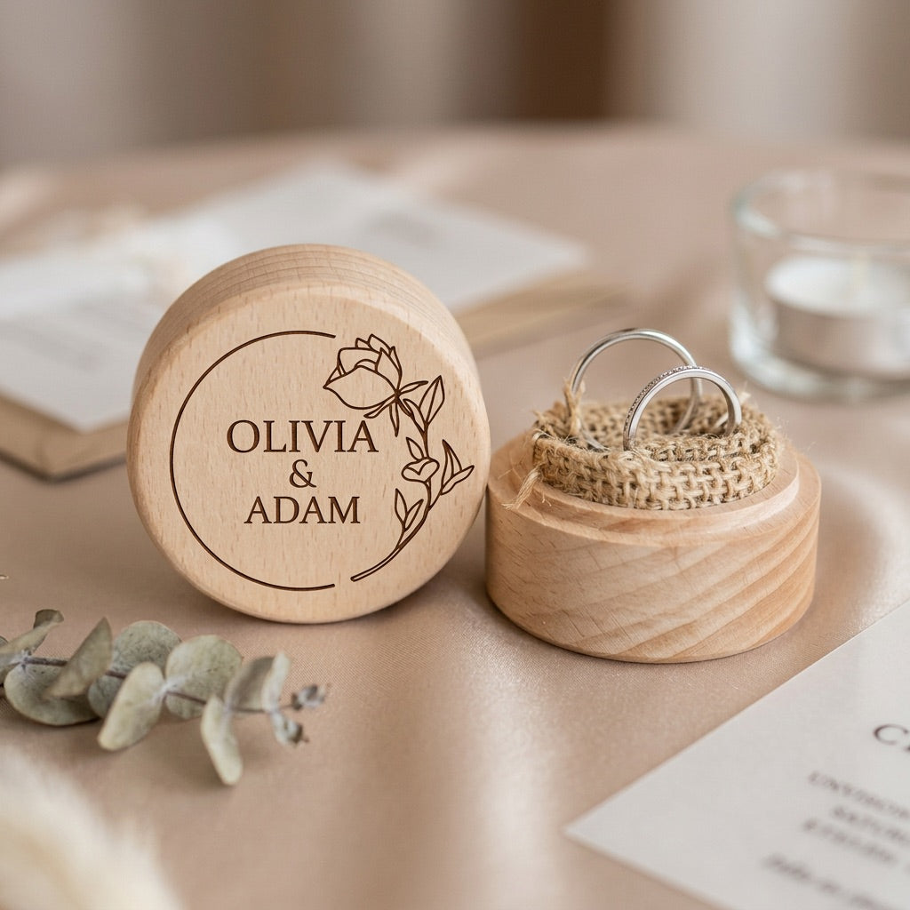 Personalised Ring Bearer Box
