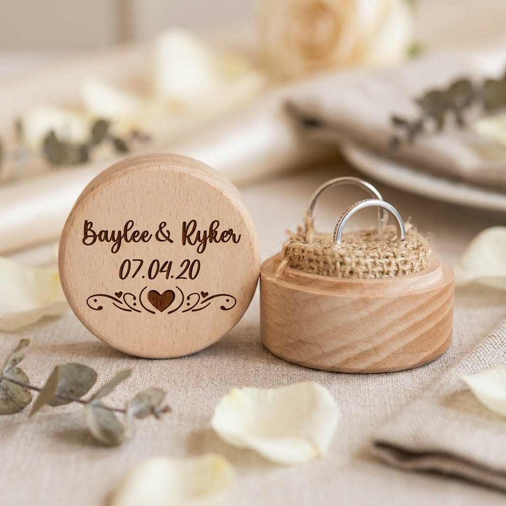 Personalised Ring Bearer Box