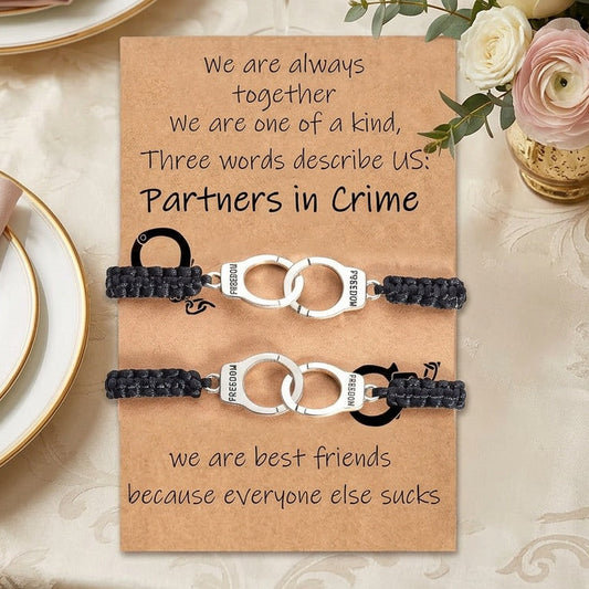 Matching Handcuff Friendship Bracelets Gift