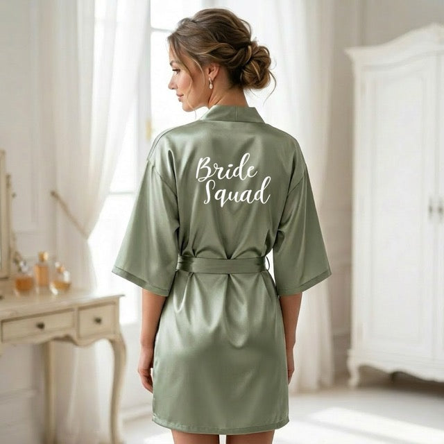 Sage Green Bridal Party Robes