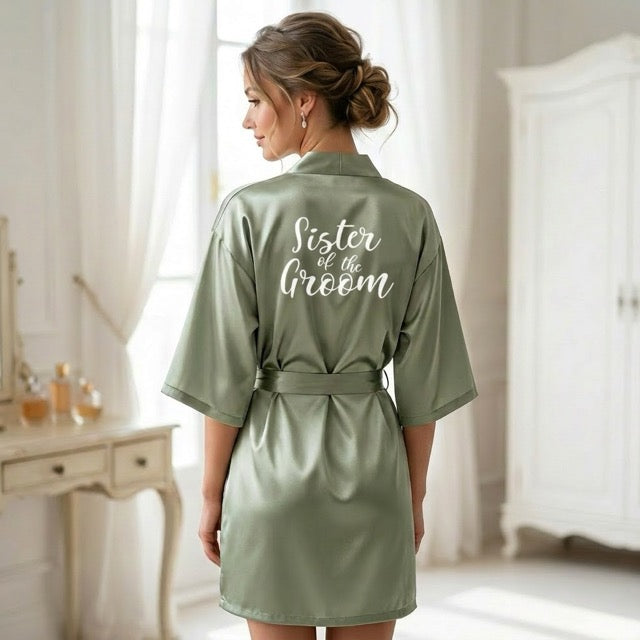 Sage Green Bridal Party Robes