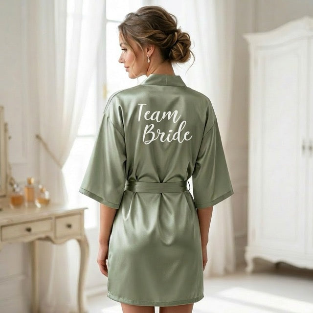 Sage Green Bridal Party Robes