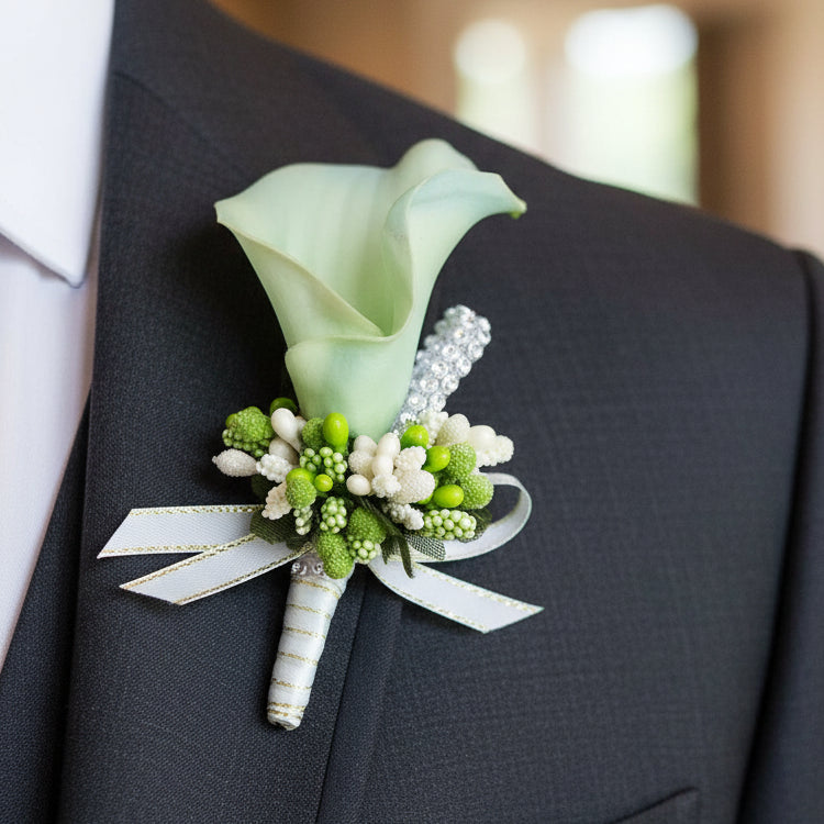 Calla Lily Buttonholes