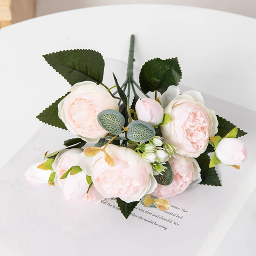 Peony Artificial Flowers (Various Colours)