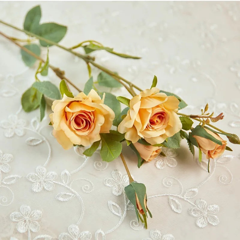 Rose Artificial Flowers (Various Colours)