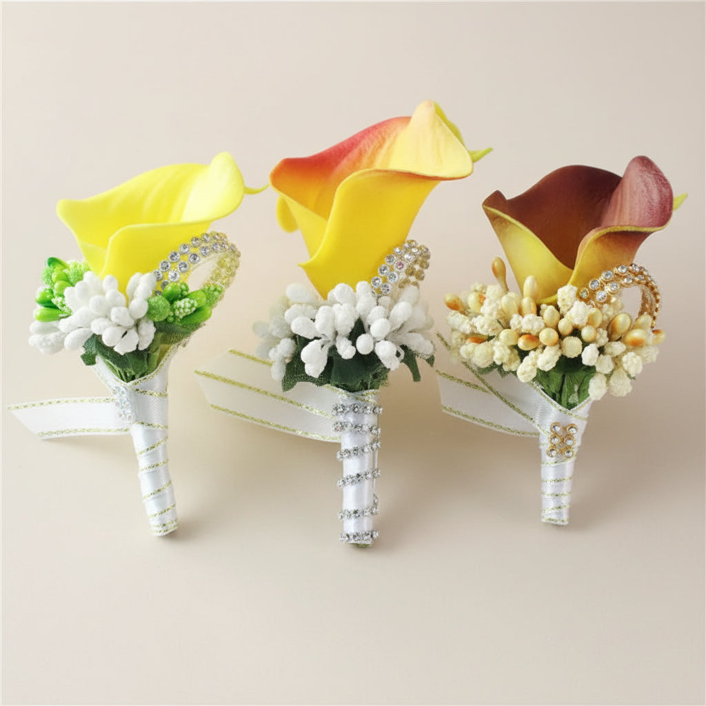 Calla Lily Buttonholes