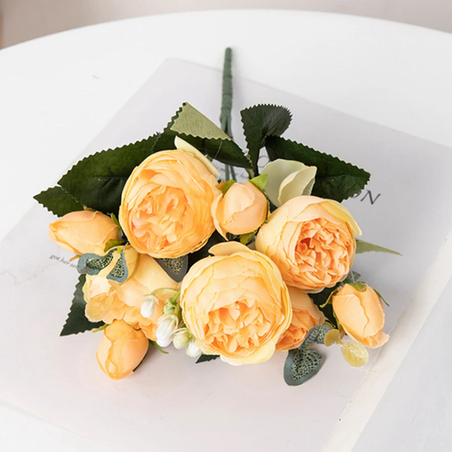 Peony Artificial Flowers (Various Colours)