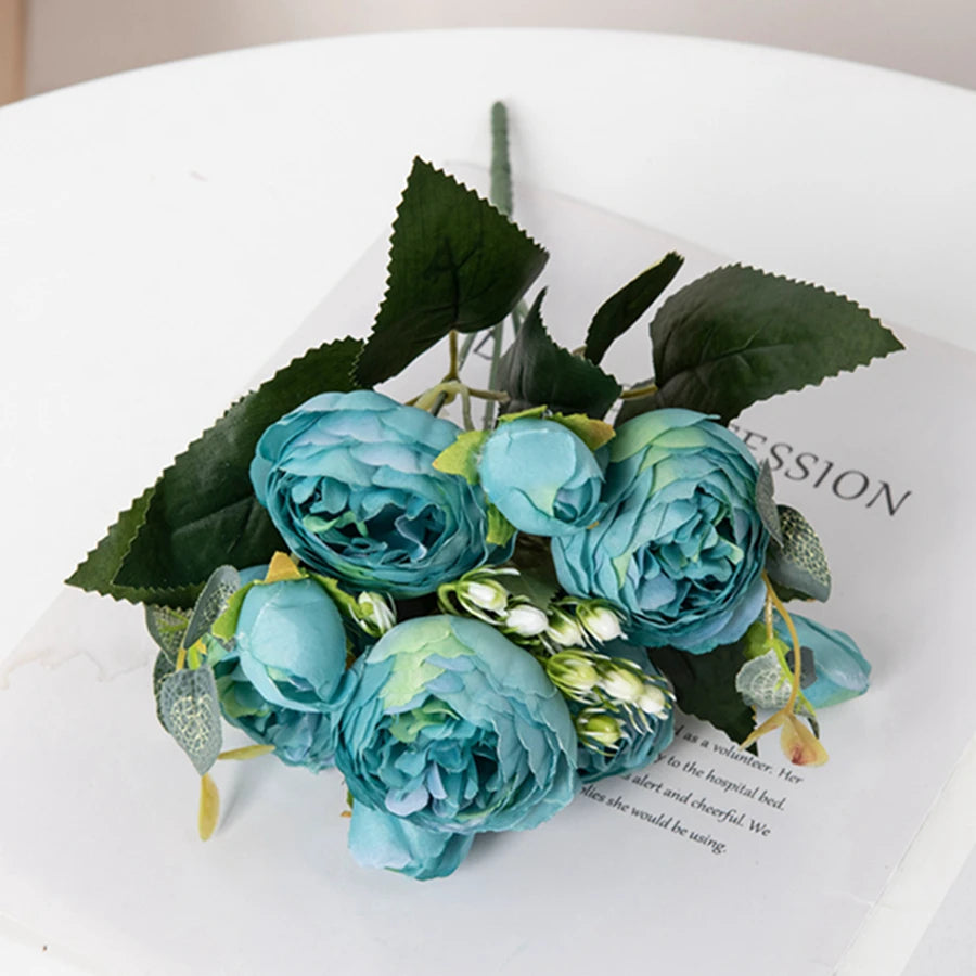 Peony Artificial Flowers (Various Colours)