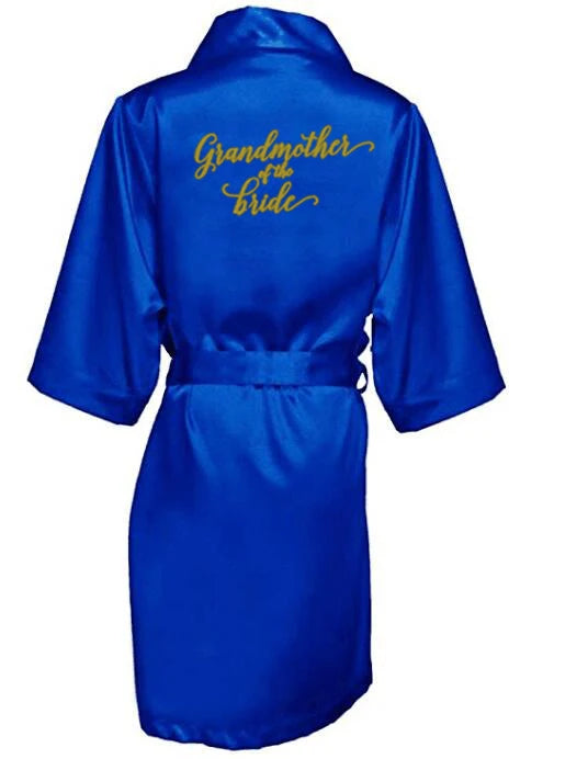 Royal Blue Bridal Party Robes