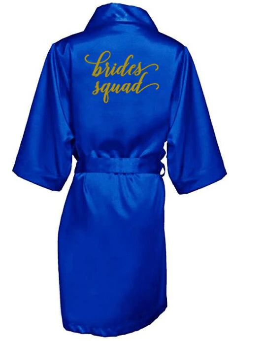 Royal Blue Bridal Party Robes