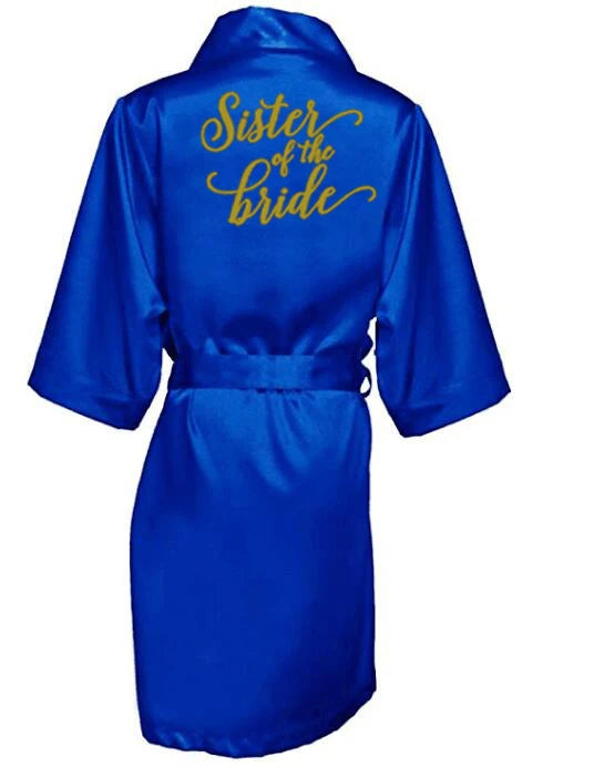 Royal Blue Bridal Party Robes