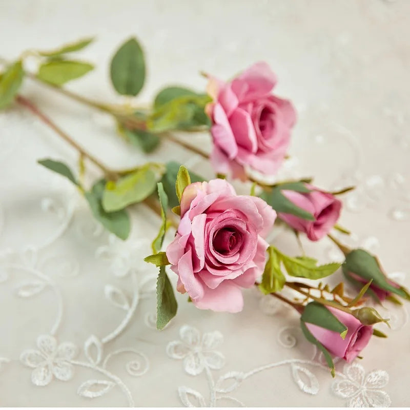 Rose Artificial Flowers (Various Colours)