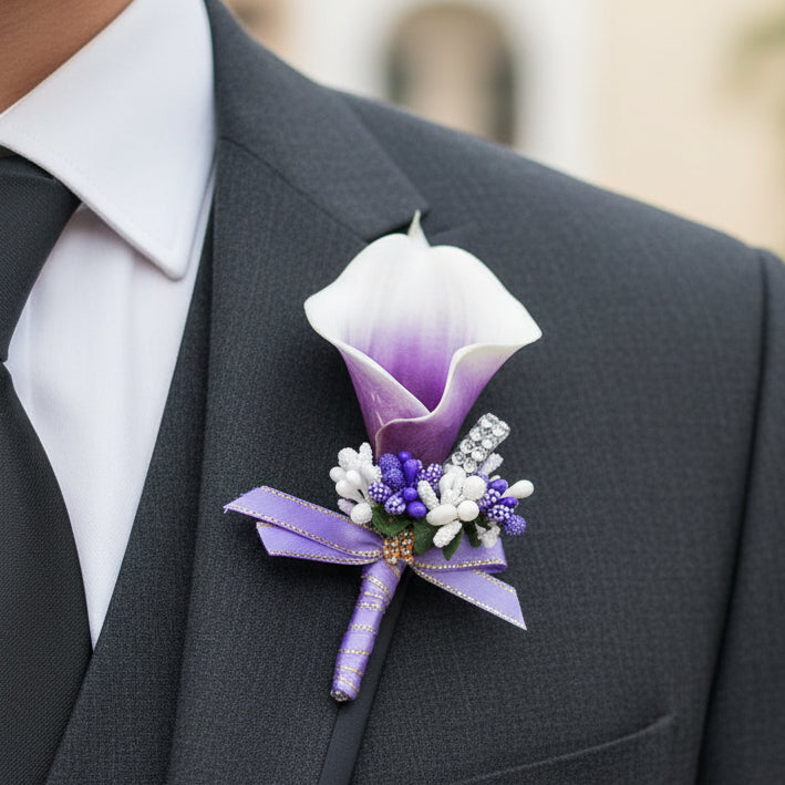 Calla Lily Buttonholes