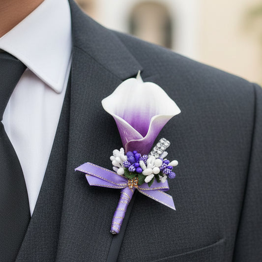 Calla Lily Buttonholes
