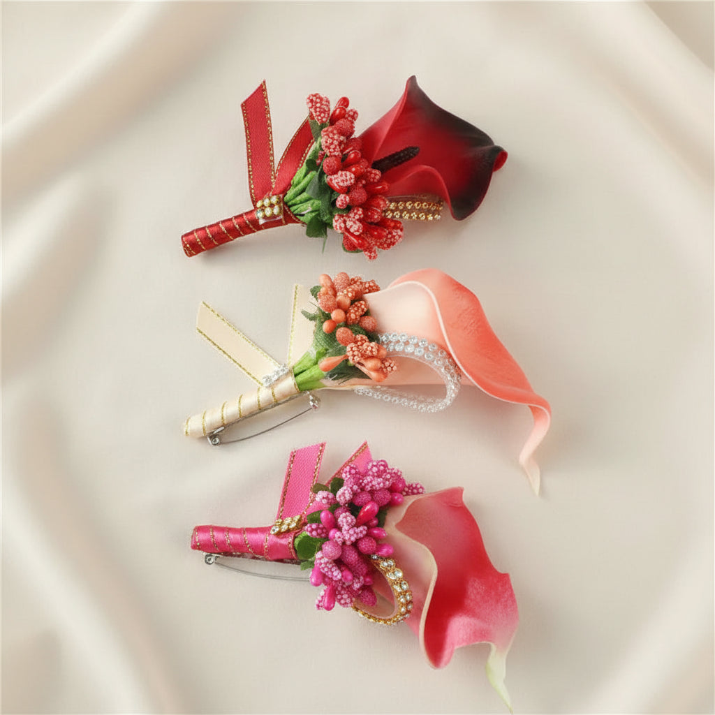 Calla Lily Buttonholes