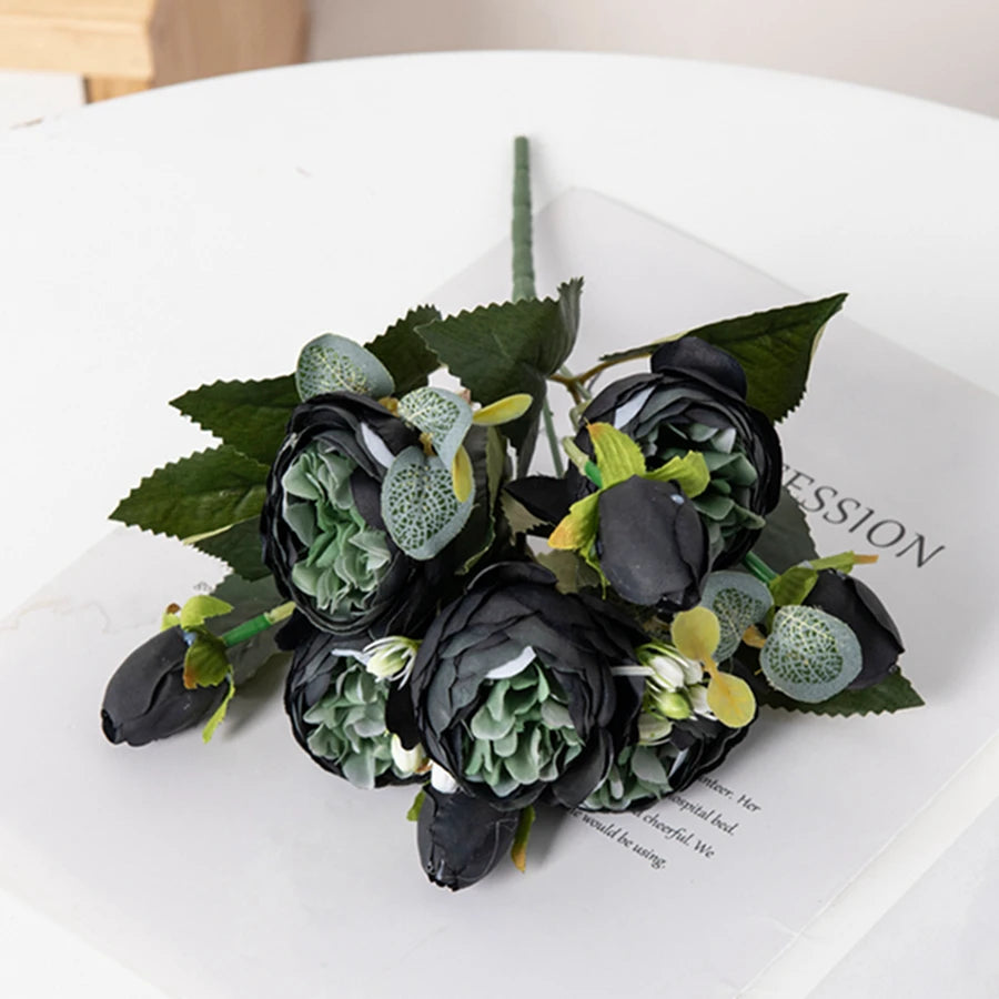 Peony Artificial Flowers (Various Colours)