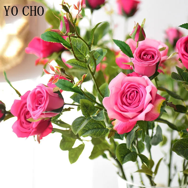 Rose Artificial Flowers (Various Colours)