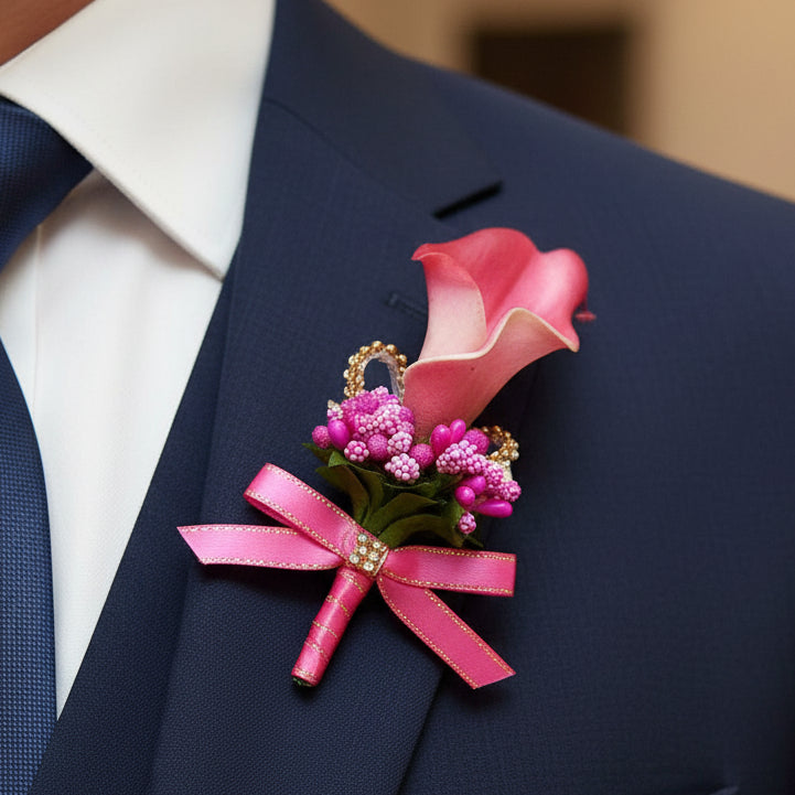 Calla Lily Buttonholes