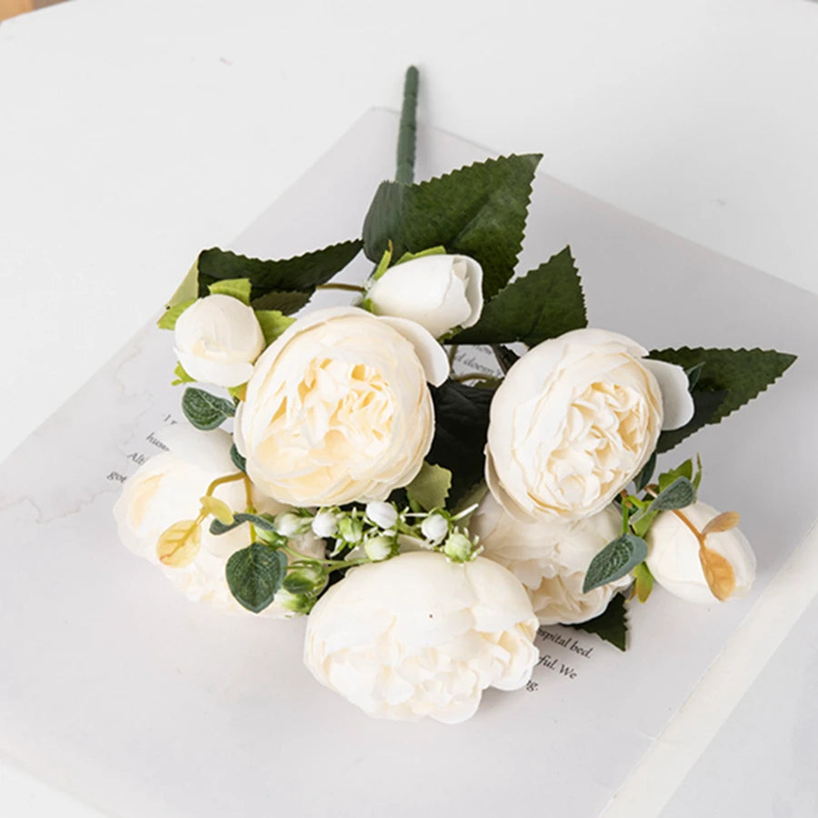 Peony Artificial Flowers (Various Colours)