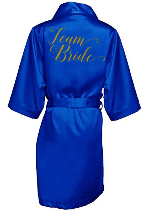 Royal Blue Bridal Party Robes