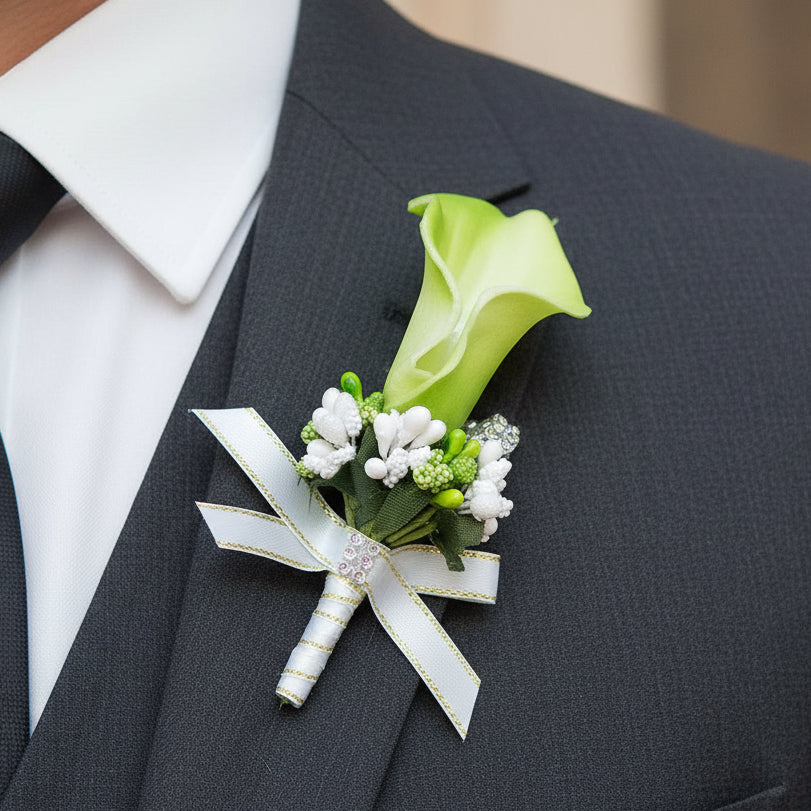 Calla Lily Buttonholes