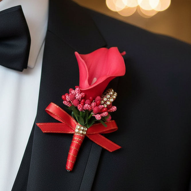 Calla Lily Buttonholes