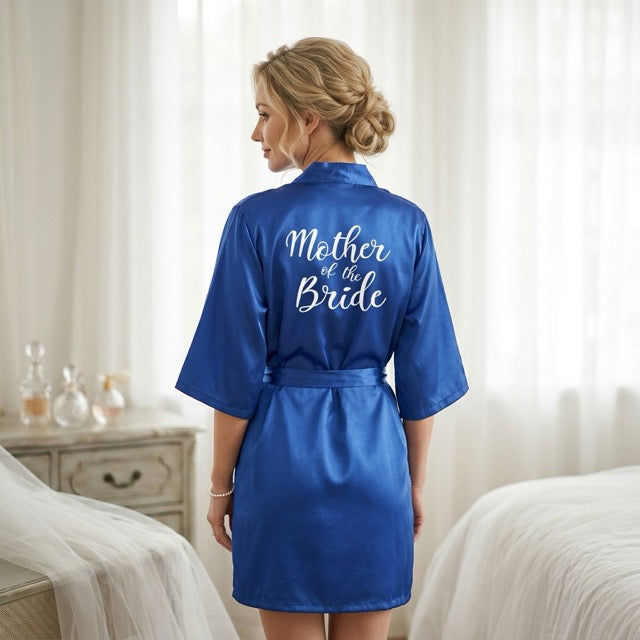 Royal Blue Bridal Party Robes