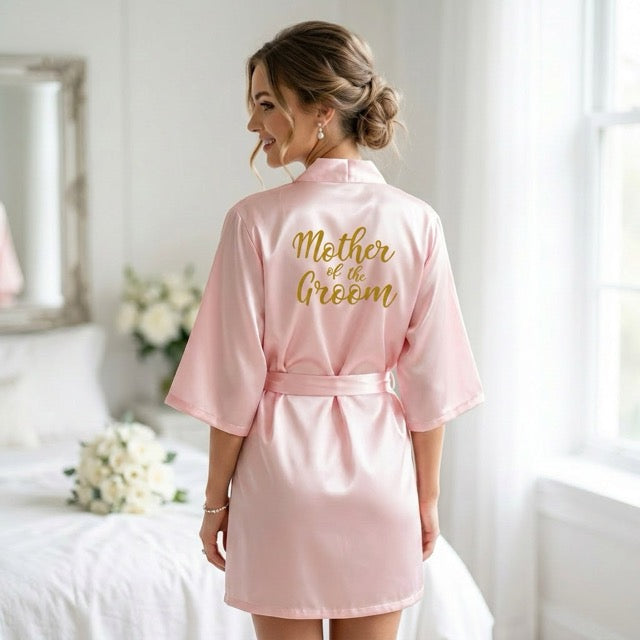 Light Pink Bridal Party Robes