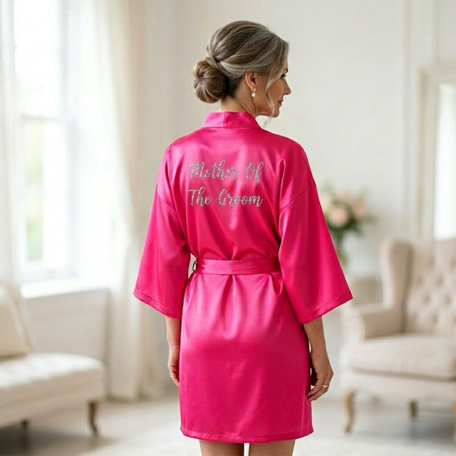 Hot Pink Bridal Party Robes