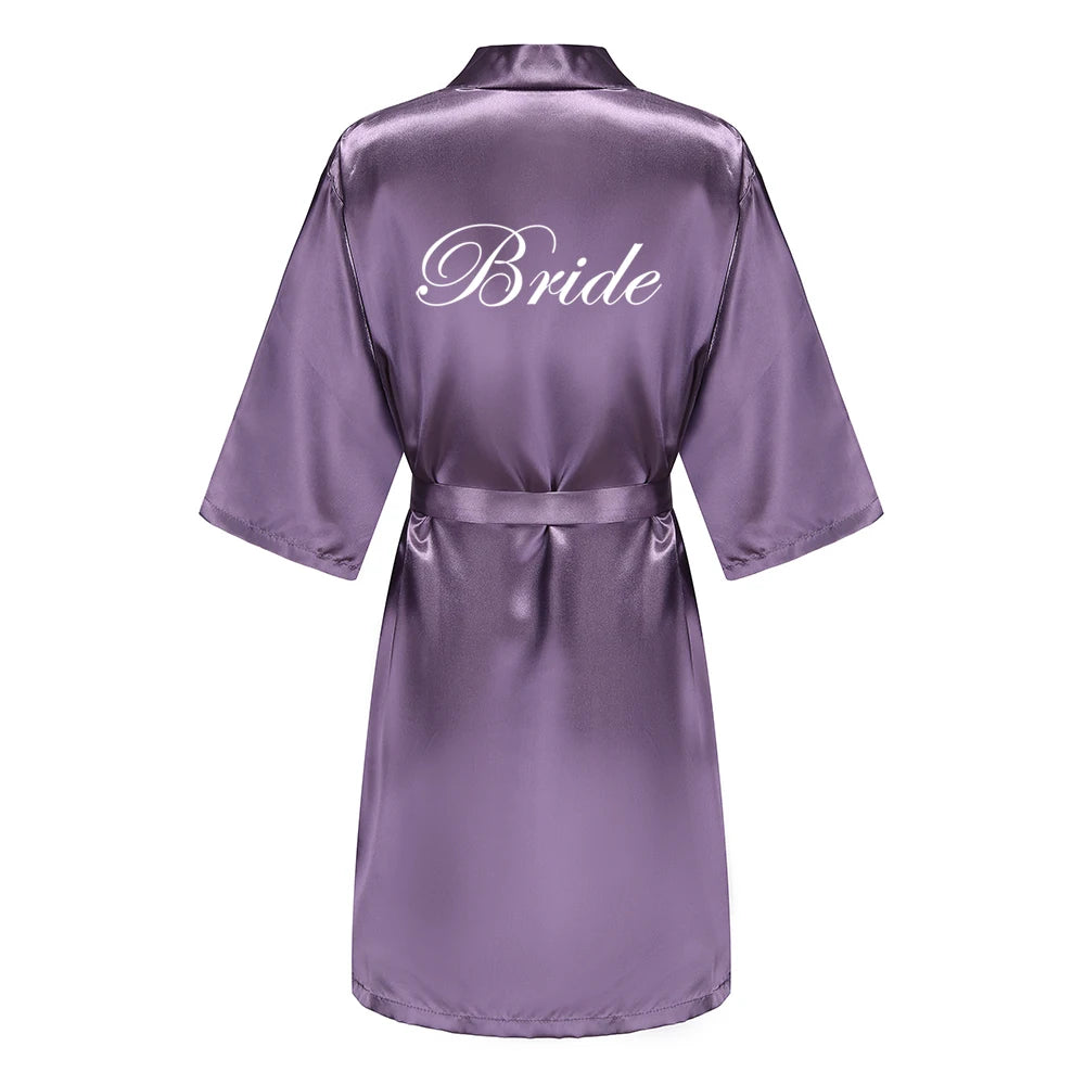 Mauve Bridal Bridal Party Robes