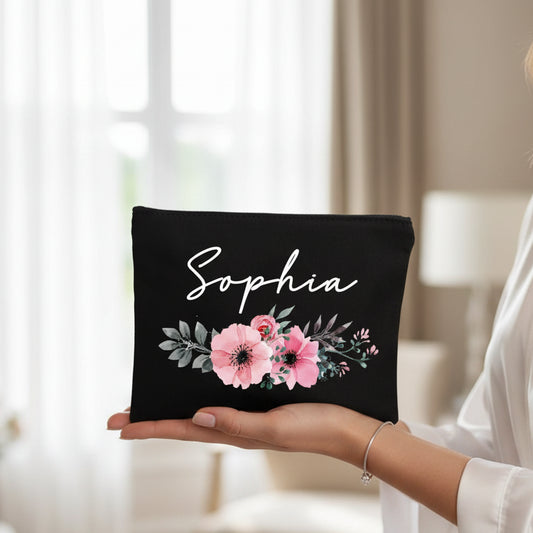 Personalised Bridal Party Make Up Bag