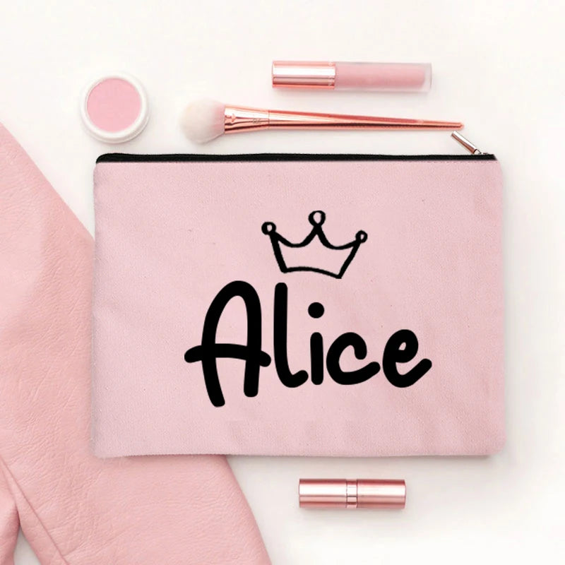 Personalised Bridal Party Make Up Bag