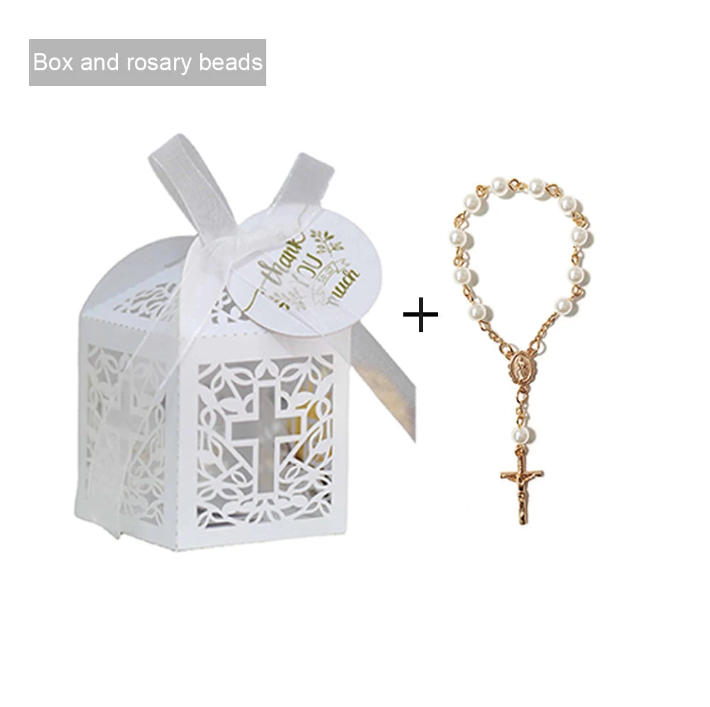 20 Rosary Bead Wedding Favour Sets
