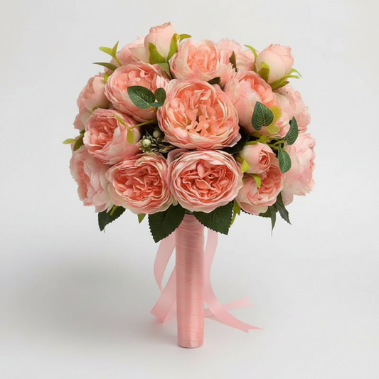 Coral Wedding Bouquet