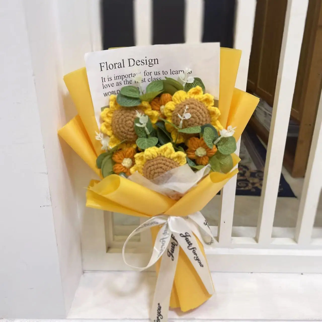 Knitted Wedding Flower Bouquet