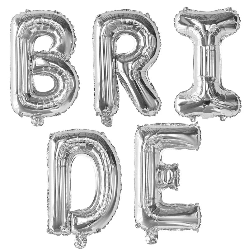 Large BRIDE Foil Balloons