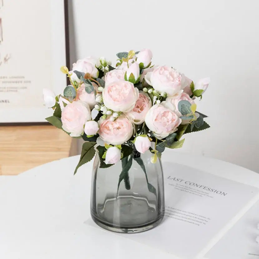 Peony Artificial Flowers (Various Colours)