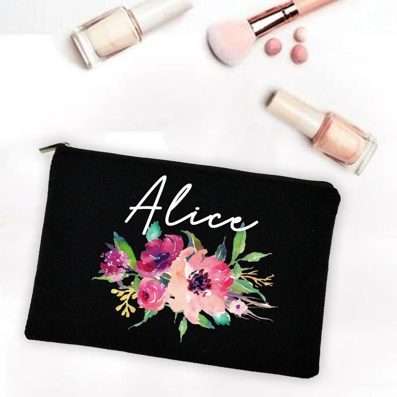 Personalised Bridal Party Make Up Bag