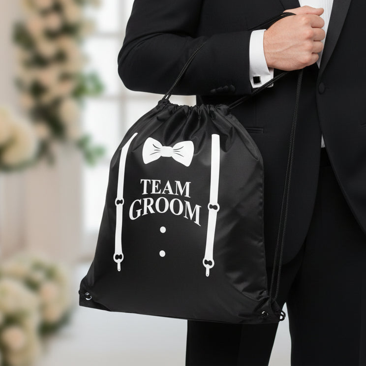 Groomsman Drawstring Bag