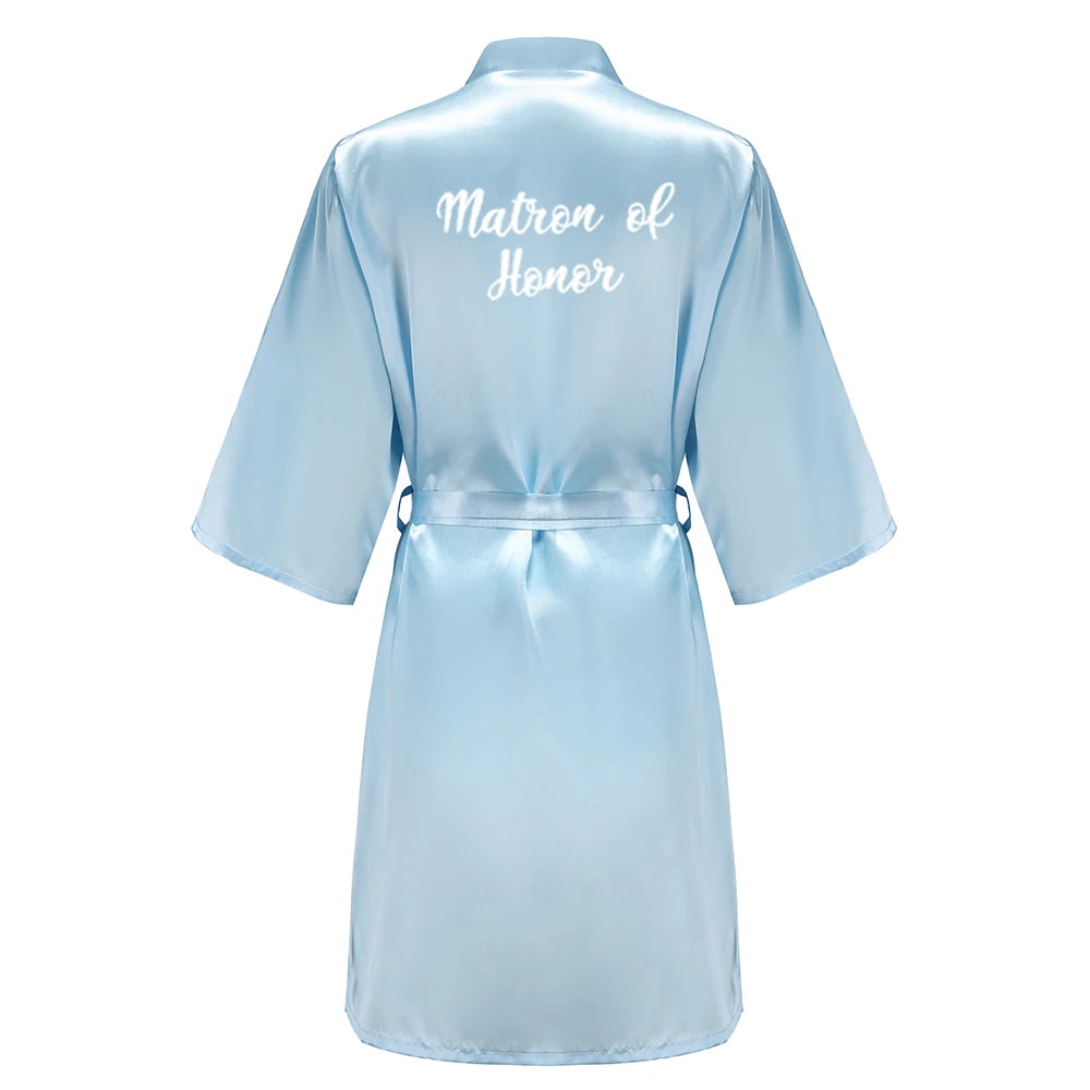 Light Blue Bridal Party Robes