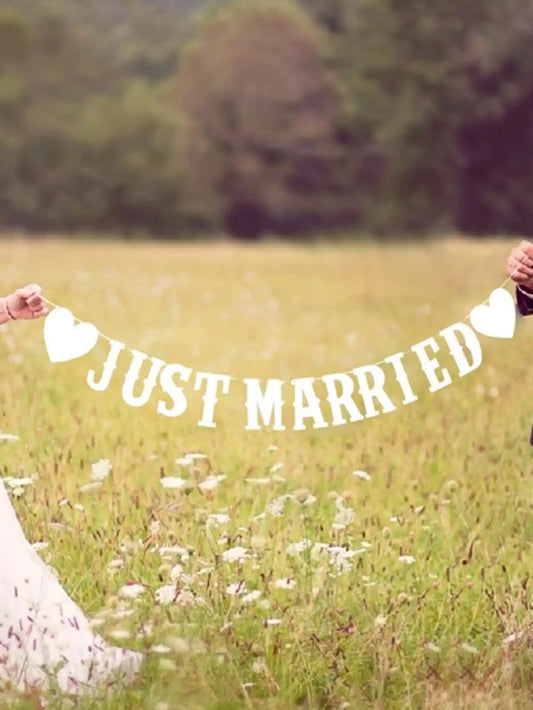 "Just Married" Wedding Banner (300cm)