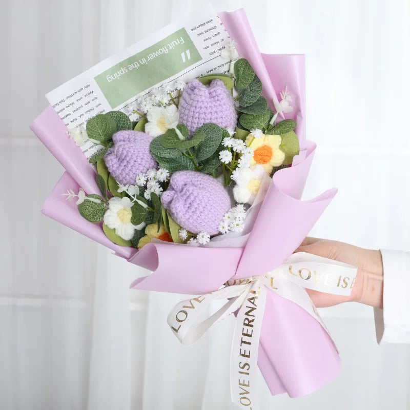 Knitted Wedding Flower Bouquet