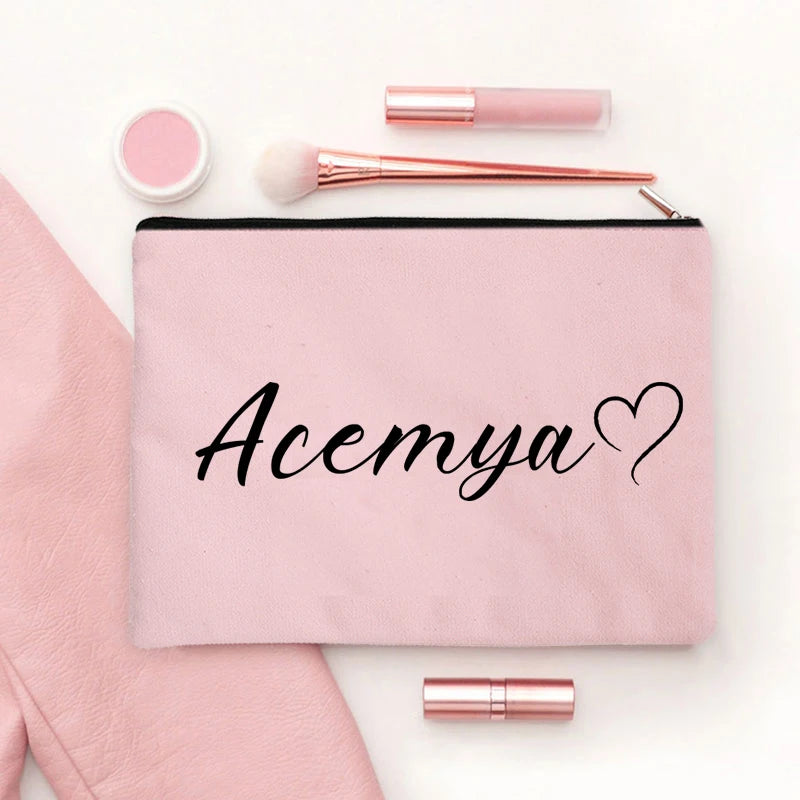 Personalised Bridal Party Make Up Bag