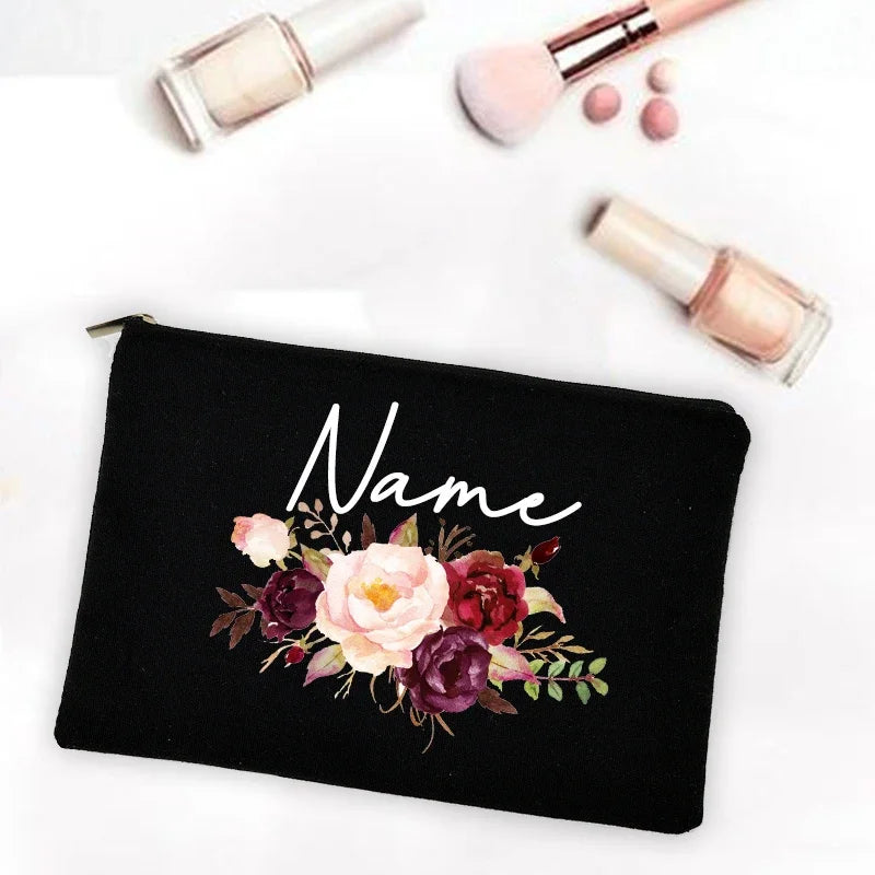 Personalised Bridal Party Make Up Bag