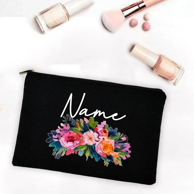 Personalised Bridal Party Make Up Bag