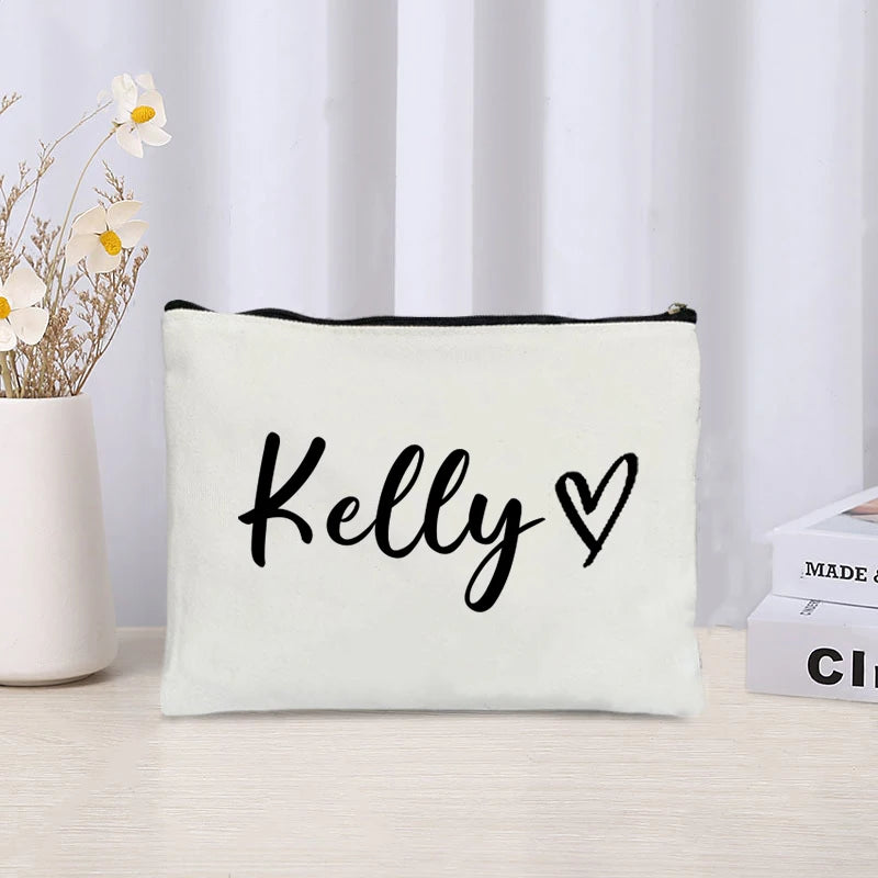 Personalised Bridal Party Make Up Bag
