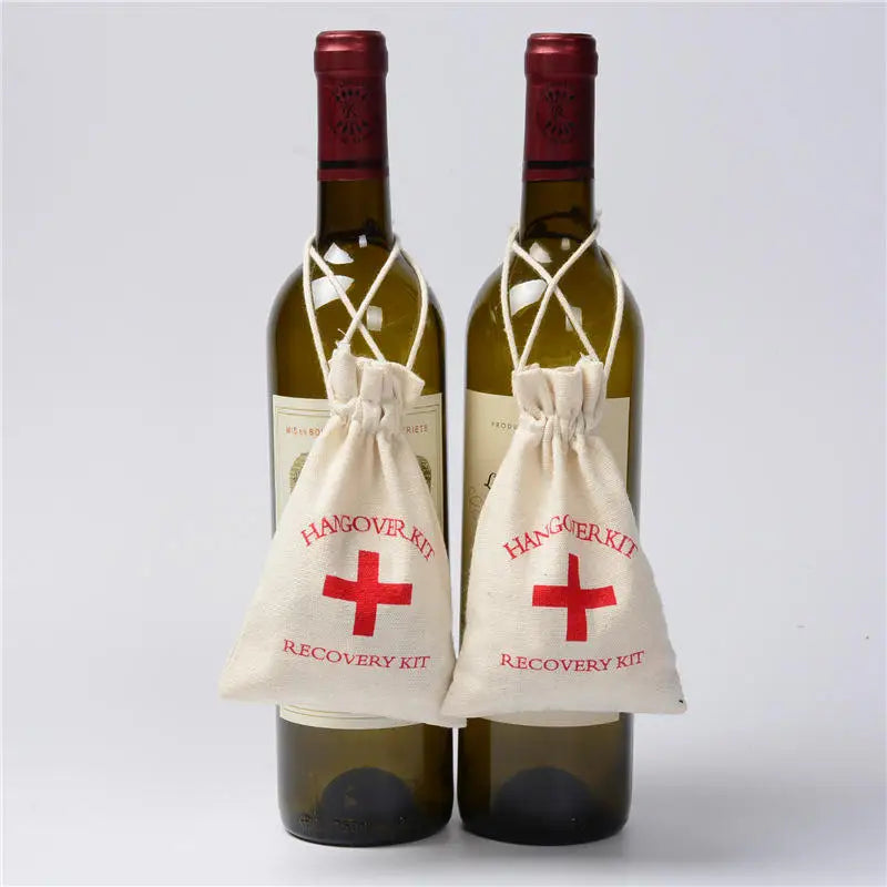‘Hangover Recovery Kit’ Wedding Favour Bags