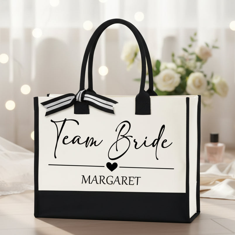 Personalised Name Bridal Party Bag